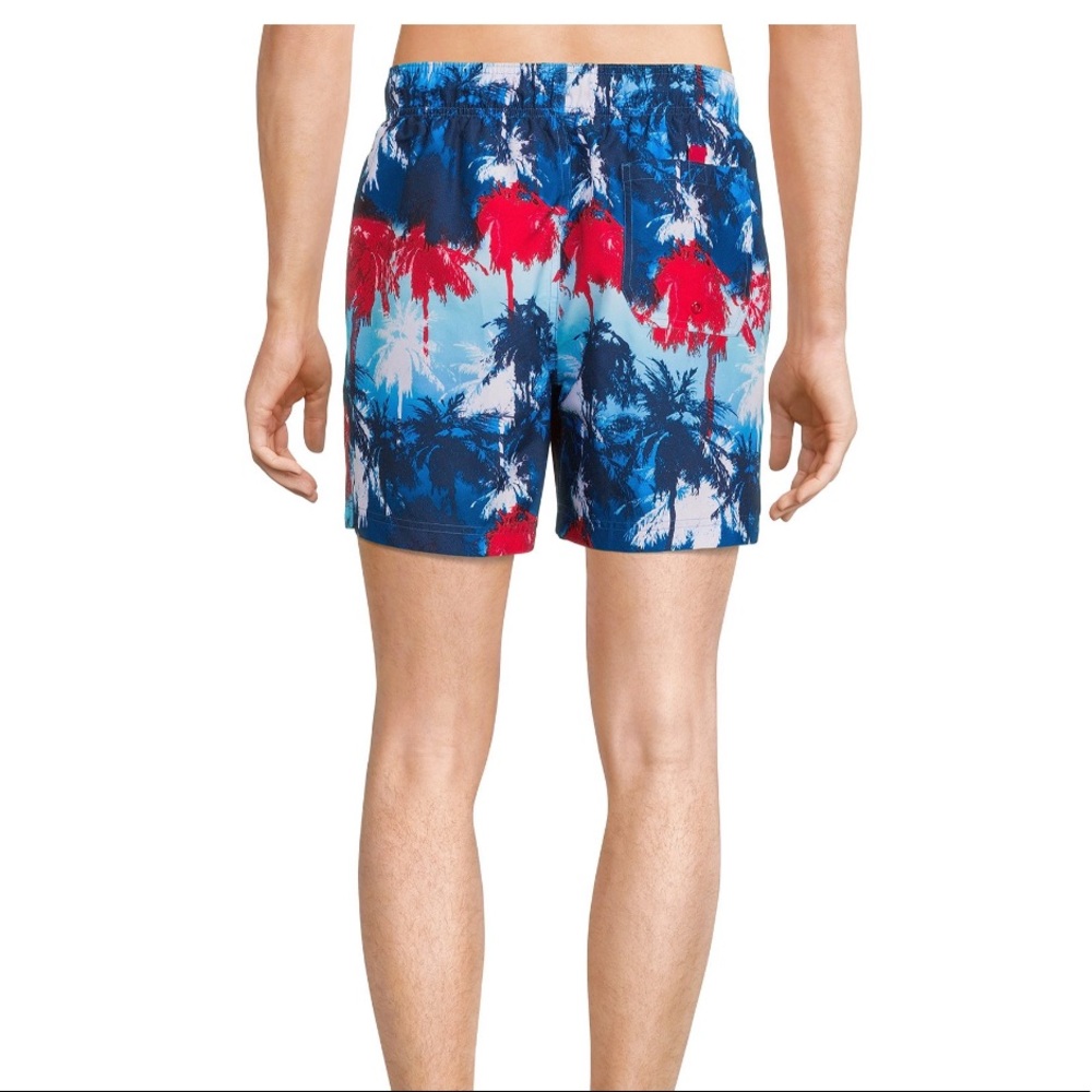 Men’s Palm Tree Swim Shorts - Picture 2 of 5